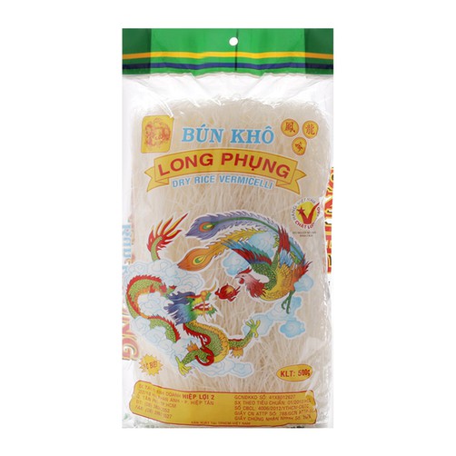 Bún gạo khô Long Phụng gói  500g